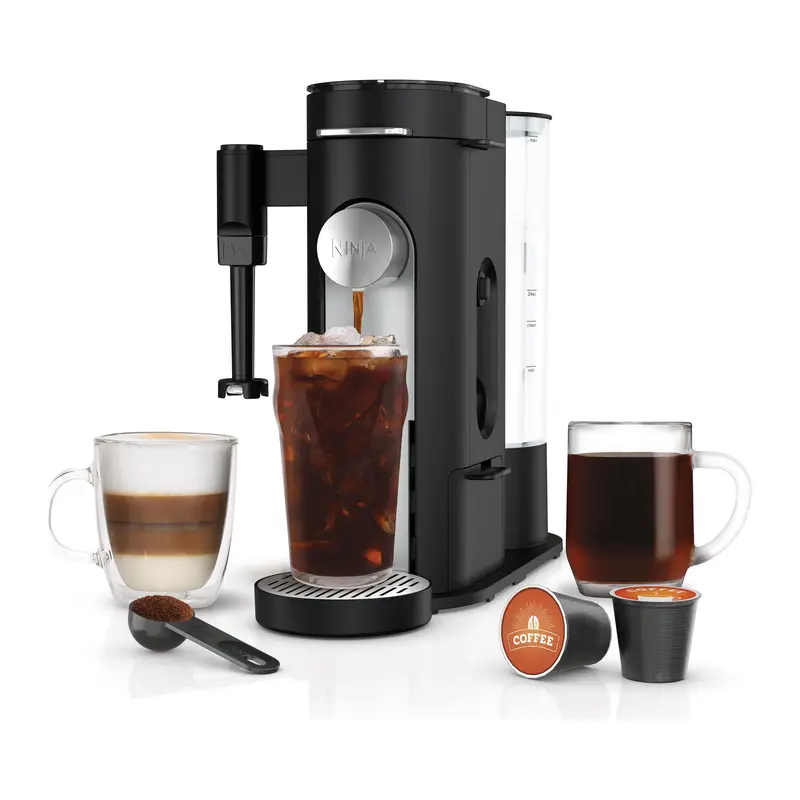 Mesin Kopi Ninja Single-Serve Pods & Grounds Specialty Warna Hitam - PB051