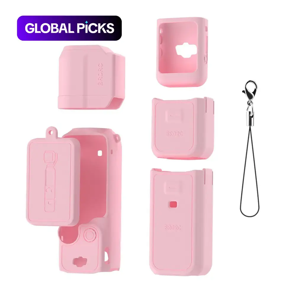BRDRC 1 PC Silicone Case Protector for DJI Pocket 3, Lightweight Scratch-Resistant Secure Fit Durable Protection Camera Gimbal Protective Case, Camera Accessories #GLOBAL PICKS