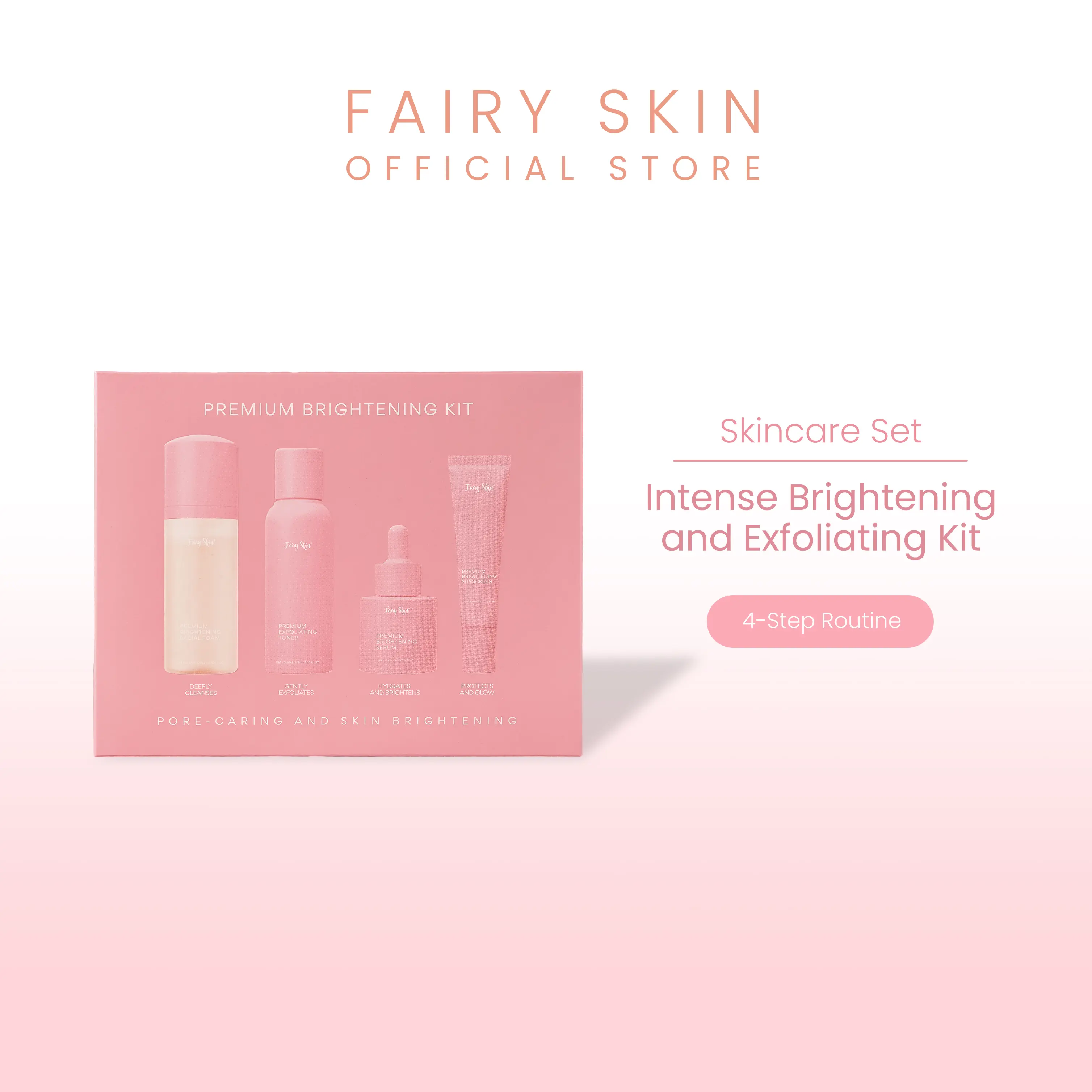 Fairy Skin 高端焕亮套装｜添加视黄醇的焕亮去角质护理套装