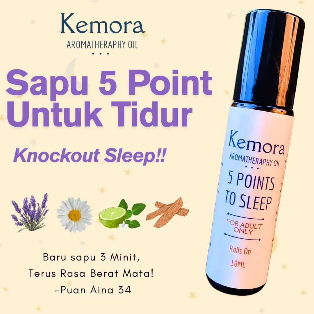 5 POINT TO SLEEP Deep Sleep Essential Oil for Easier Sleep