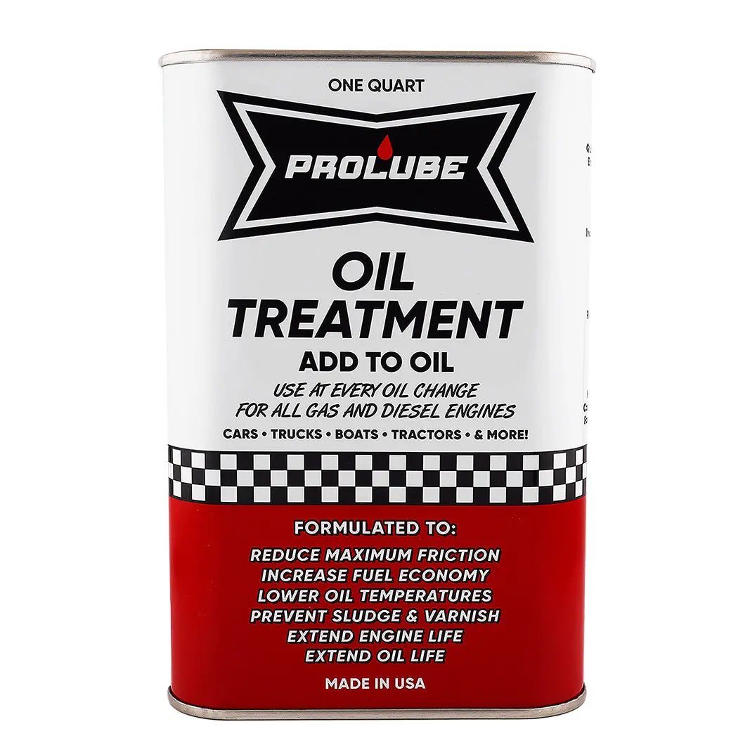 Prolube Oil Treatment - Reduces Friction & Increases Fuel Economy - Made in USA - For Racing Cars Trucks Boats Semis