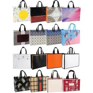 (PAKET 50PCS) Tas Jinjing - Tas Belanja - Tas Spunbond - Tas Souvenir - Tas Jinjing Wanita - Tas Lipat - Tas Kado - Kantong Belanja - Souvenir Kantong - Shopping Bag - Spunbond - Tote Bag -Totebag Wanita - Tas Wanita - Tas Murah - Tas Belanja Murah Motif