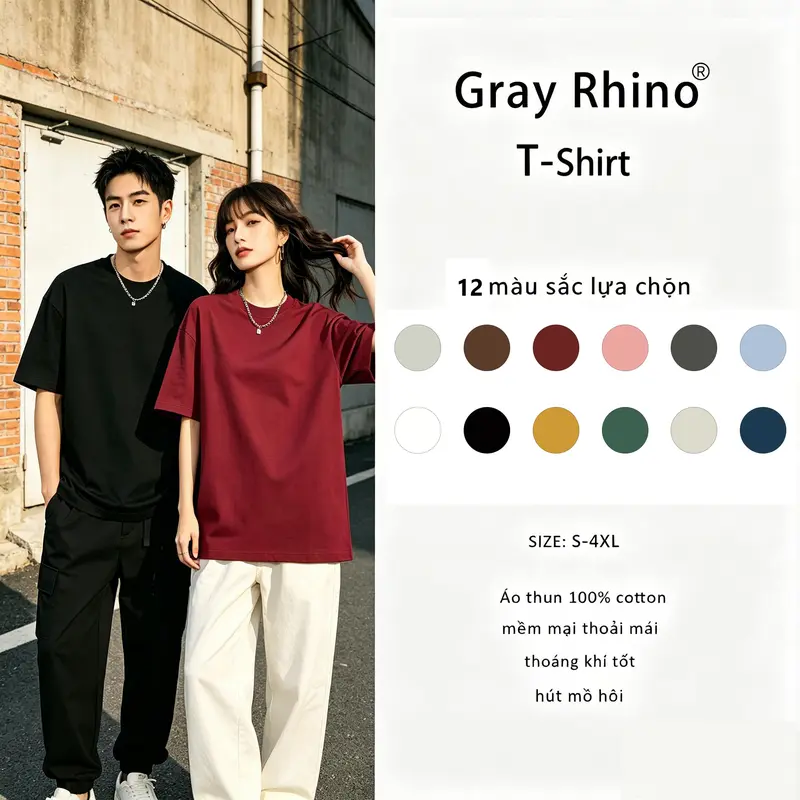 Soft Cotton Casual T-Shirt, Comfortable and Easy to Style