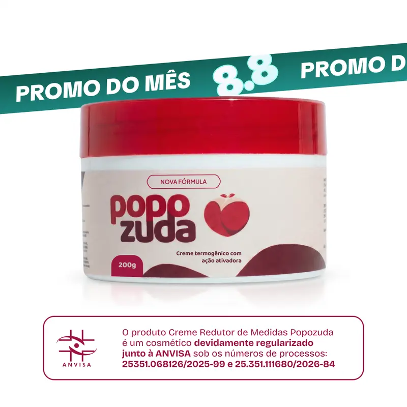 Popozuda Crème modelante pour le corps, 200 g
