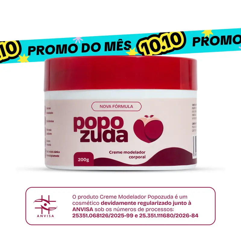 Popozuda Creme Modelador Corporal 200g