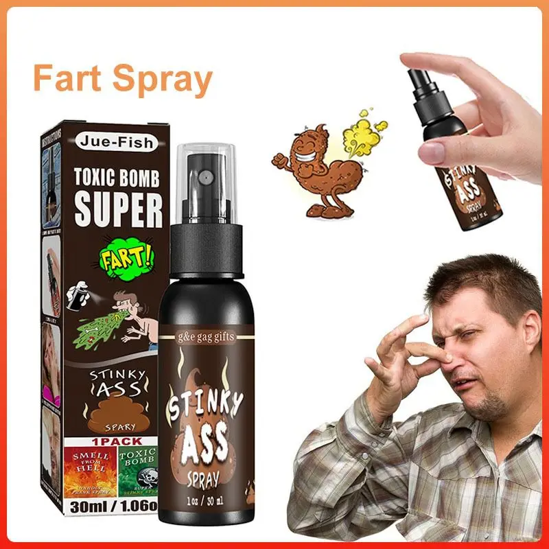 Liquid Fart Gag Prank Joke Spray Smelly Stinky Gags 30ML Fart Spray Strong Stink Prank Funny Toys