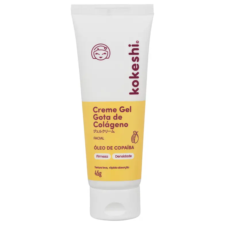 Creme Gel Regenerador Facial Gota de Colágeno Kokeshi