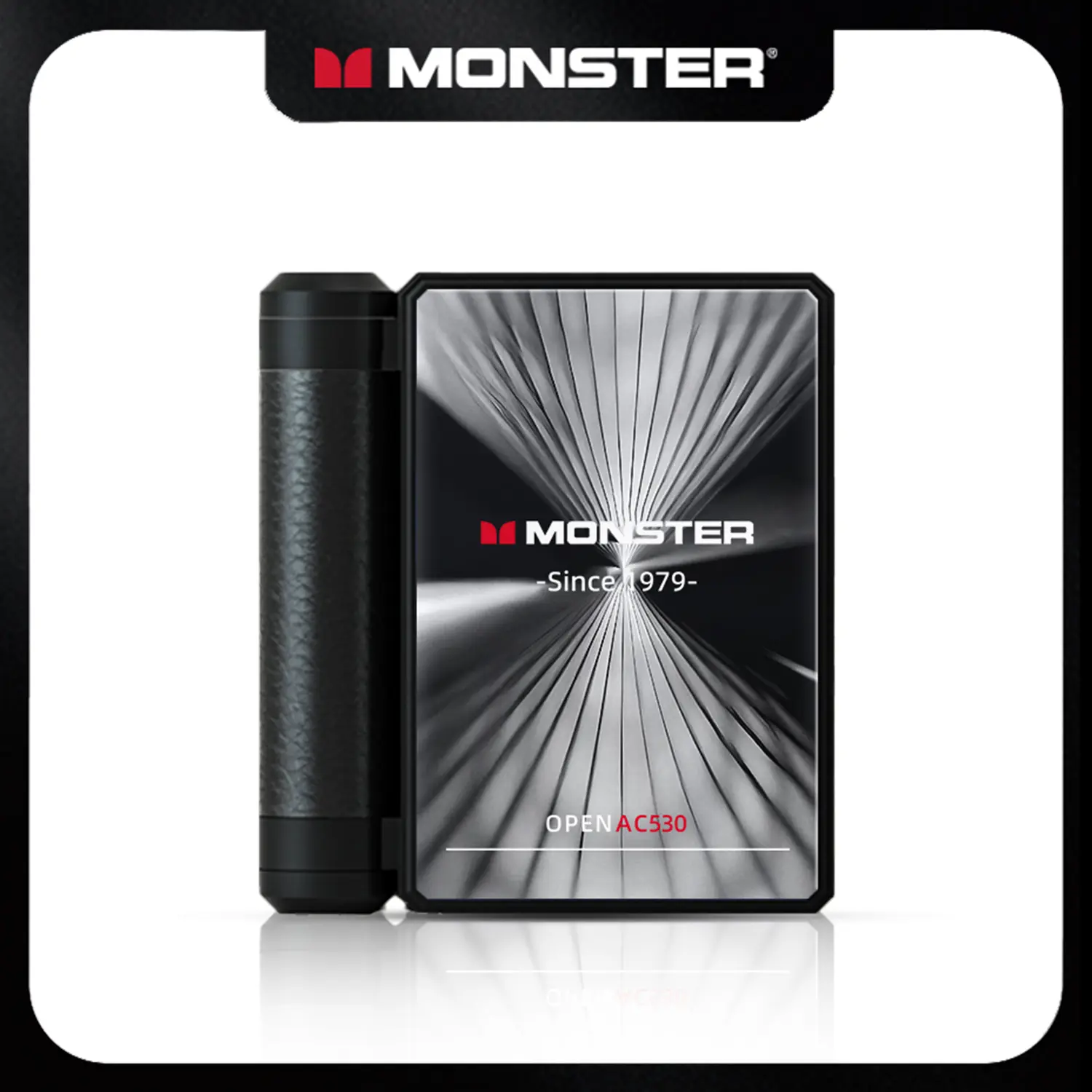 Headset Mikrofon Open-Ear Monster AC530, Desain Lipat Ganda, Mikrofon Peredam Bising, Baterai 165H, Earbud Nirkabel Bluetooth 6.0 dengan Kontrol Sentuh, Tahan Keringat untuk Lari, Olahraga, Berkendara, Kembali ke Sekolah, Hadiah untuk Pria – TikTokShopBackToSchool