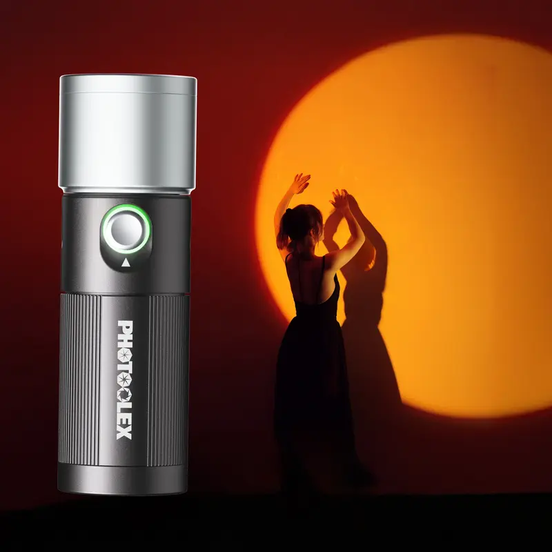 PHOTOOLEX Spotlight Nano 10W Mini Handheld LED Light for TikTok Videos and Photography, 8400mAh