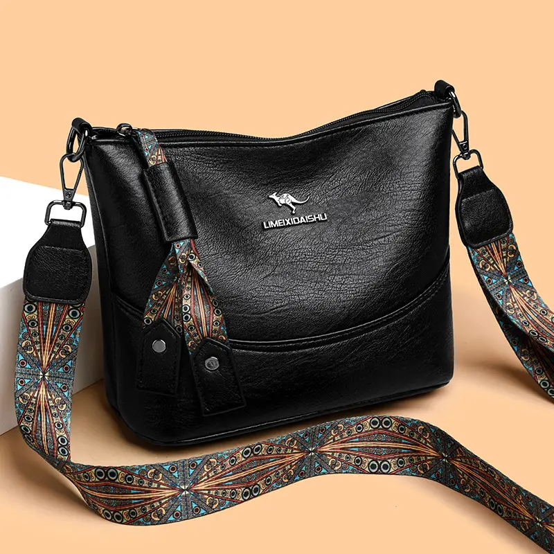 Tas wanita asli 2026 tren mode baru tas shoulder messenger