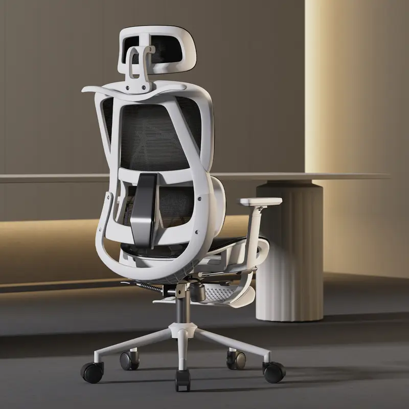 Super Gaming Ergonomic Floor Gaming Chair with Backrest, Rocking Recline and 360° Swivel