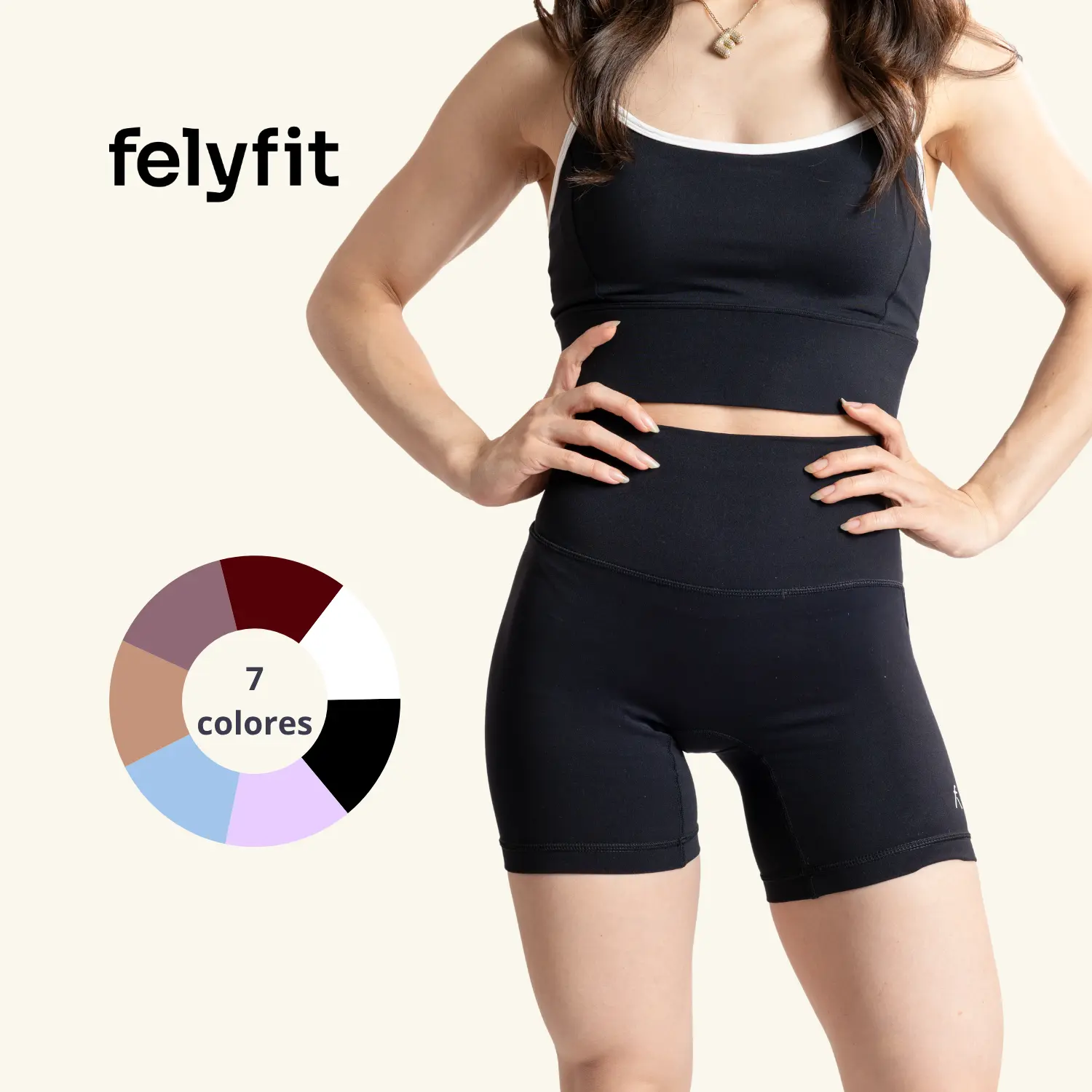 Women's SL001 Sports Shorts — Comfortable, Versatile, Regular Fit, Available in 5 Colours