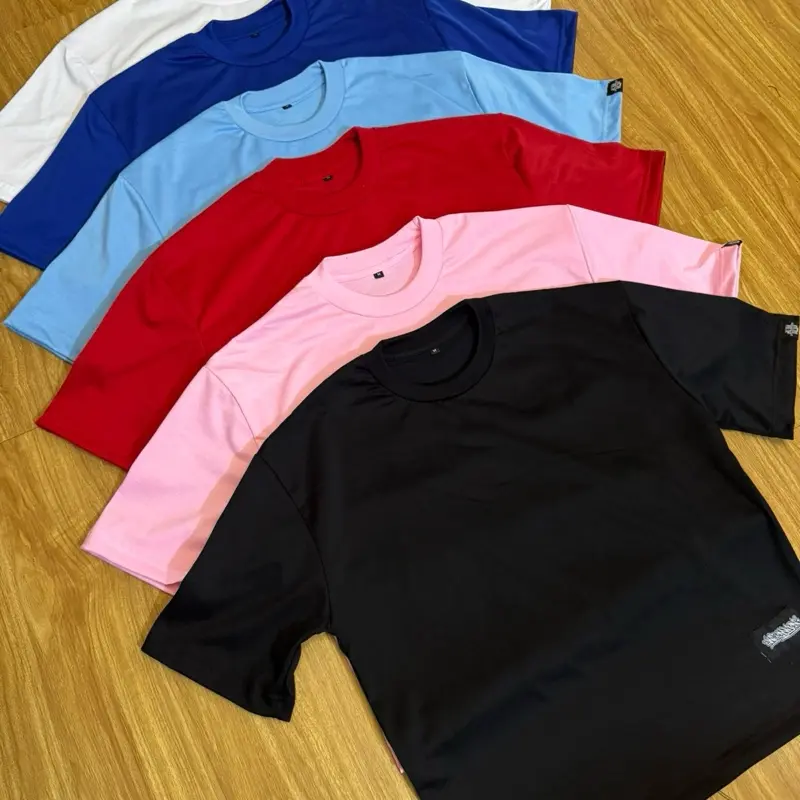 Men's Plain Cropped T-Shirt with TEKETA Label