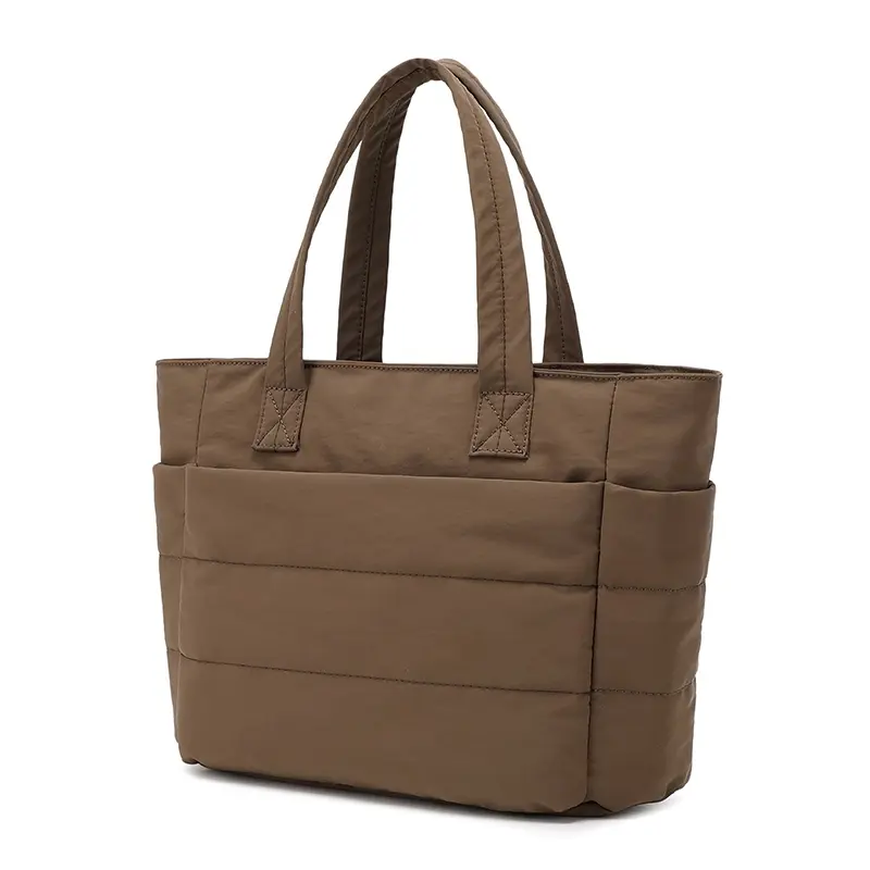 【Mumu Select】Bolsa tote M820 de nylon impermeável, leve, para compras, viagens e academia