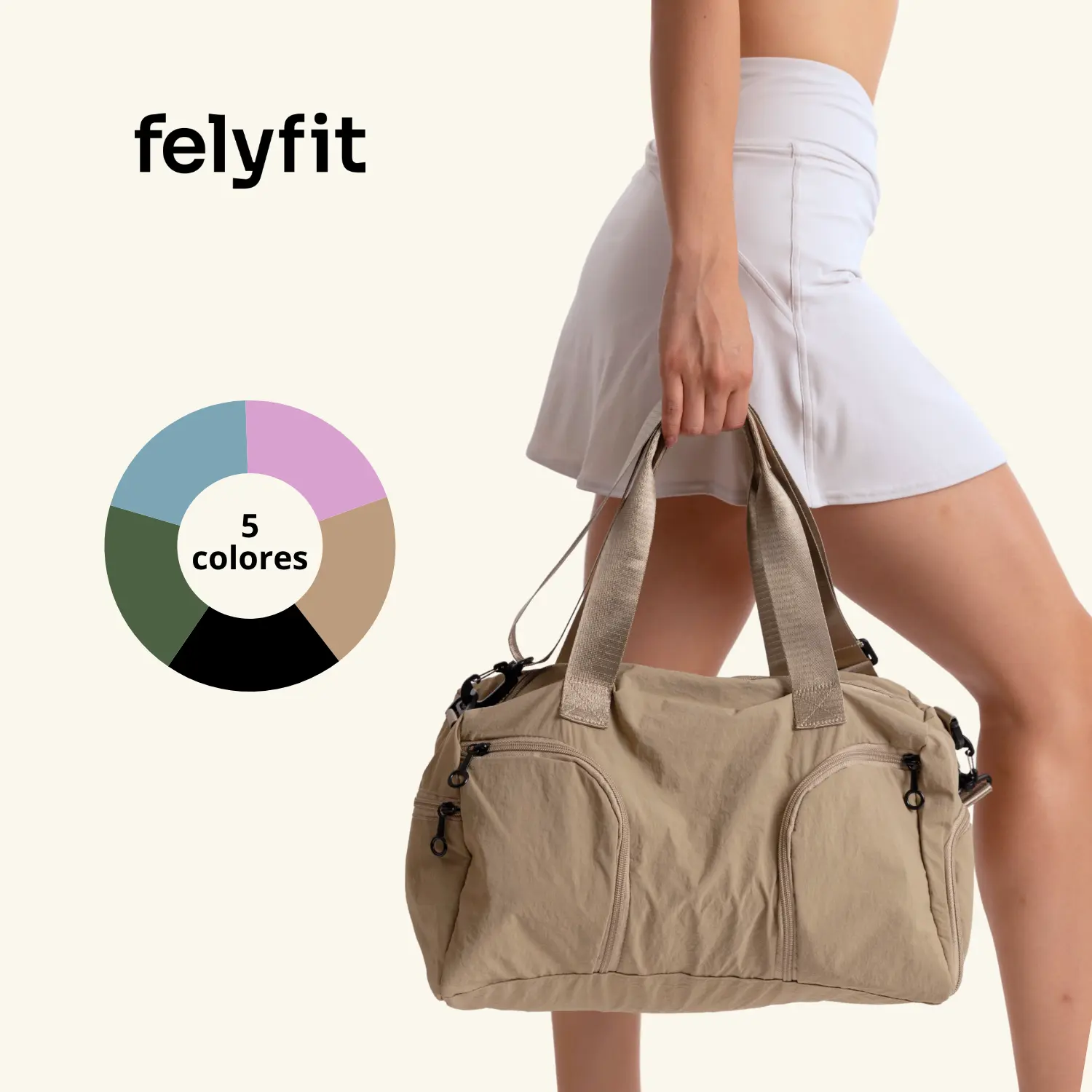 Bolsa de viaje AirPack Duffle WB0193, amplia, ligera y con compartimento aislado para zapatos