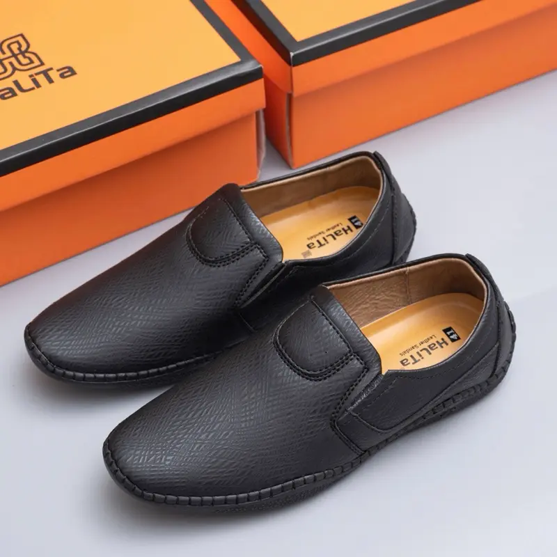 HaLiTa Giày Mọi Da Bò Vân Bản Nâng Cấp, Đế Cao Su Vân Nhám Chống Trơn Giảm Mỏi Chân Phom Bàn Chân Việt Nam ,Đẹp Sang Chảnh Siêu Hot Tik Tok Shop