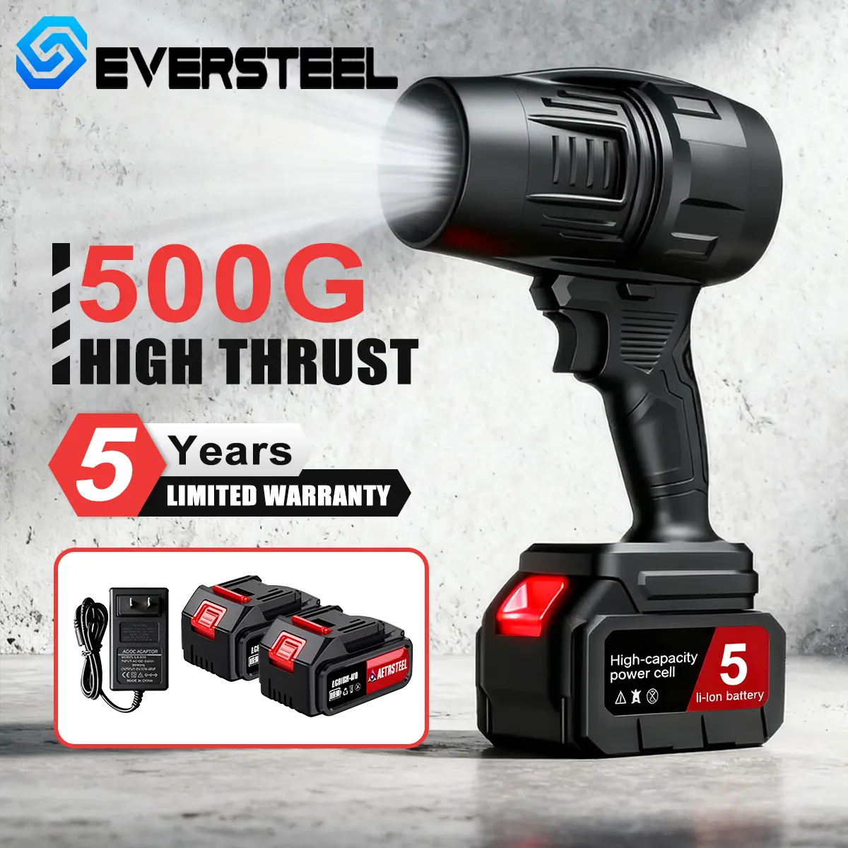 Air Blower Cordless Turbo Fan - Brushless Handheld High Power Violent Dust Blower Lithium Portable