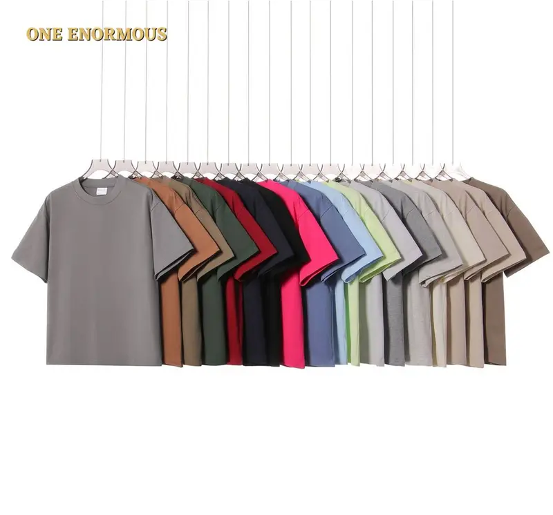 One Enormous Oversized Plain T-Shirt, 300 GSM Double-Yarn Cotton, SG Stock