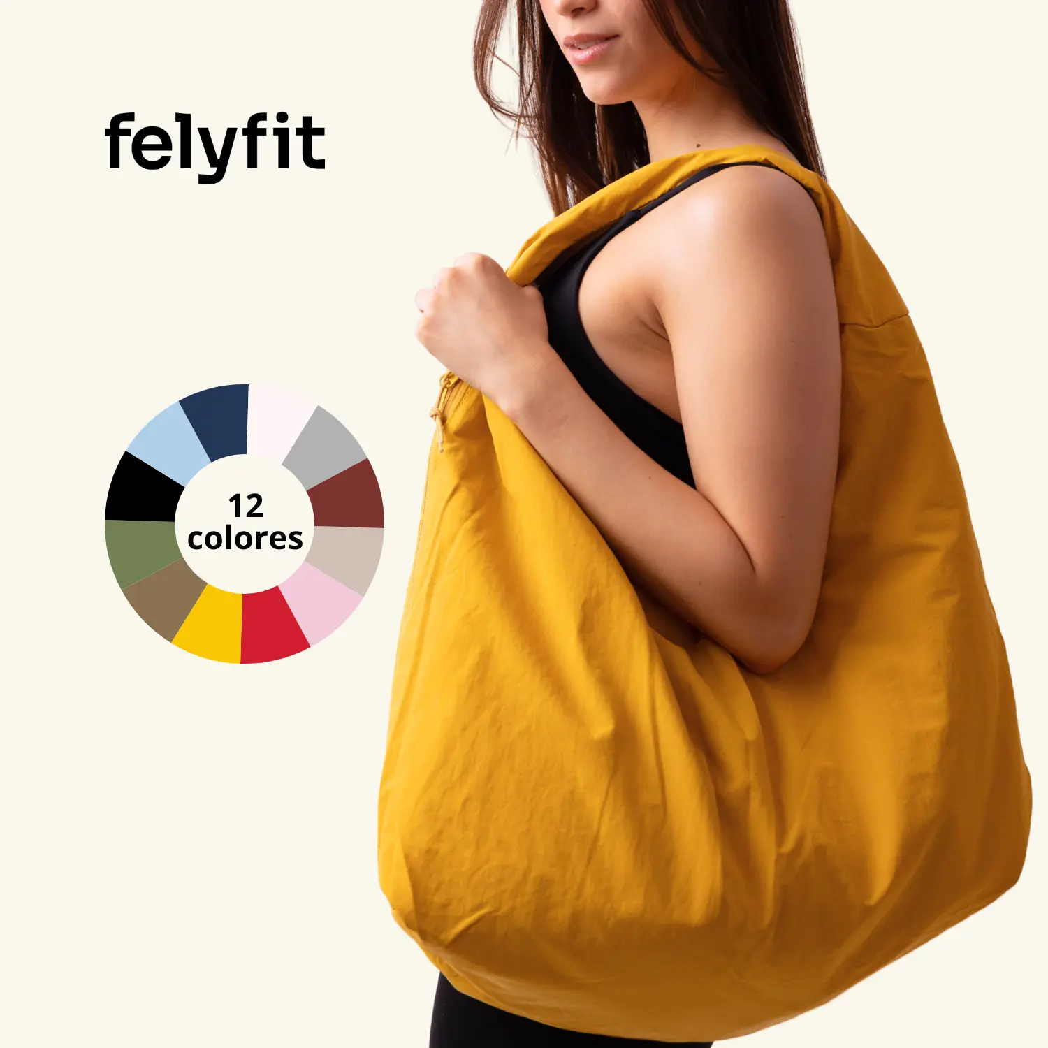 Lumi Tote - WB0165 - Bolsa estilo hobo amplia, ligera y funcional con compartimentos ocultos y textura suave al tacto