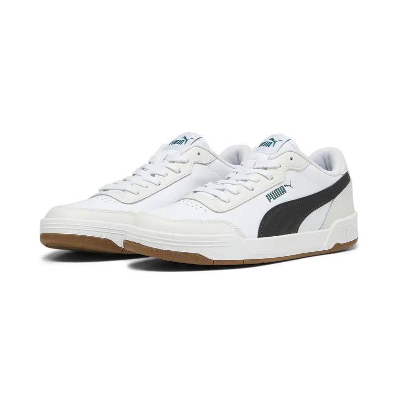 PUMA Caracal Sneaker in Weiß, Schwarz, Malachite und Vapor Gray