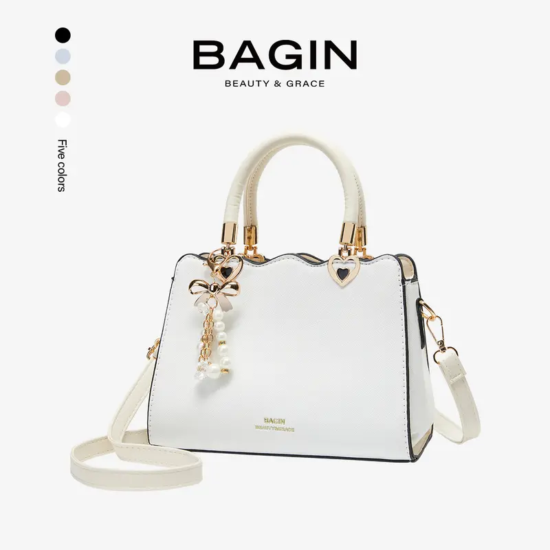 Sac à main femme BAGIN 24 cm avec bijou de sac, modèle gy-1088, en cuir PU résistant à l’eau et aux rayures, pour cérémonies et soirées