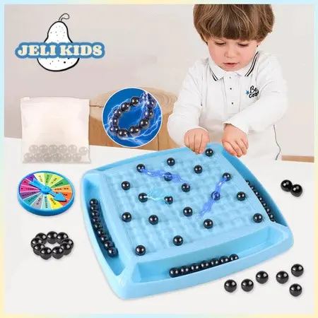 SNI Jogo de Tabuleiro Divertido com Bolinhas Magnéticas, Brinquedo Educativo e Interativo para Crianças e Família