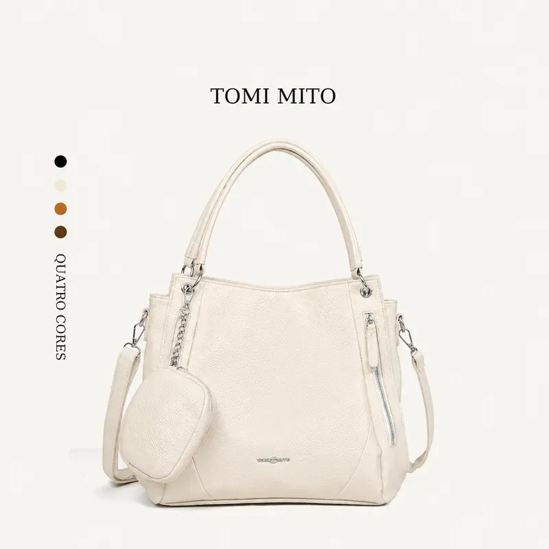 JAMI JAMI Large Women's Handbag, Lightweight Premium PU, Minimalist Versatile Style with Spacious Interior, TM9034