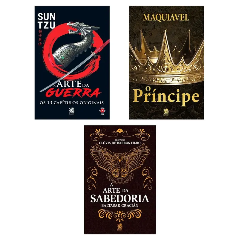 Combo Estratégia - Kit com 3 Livros
