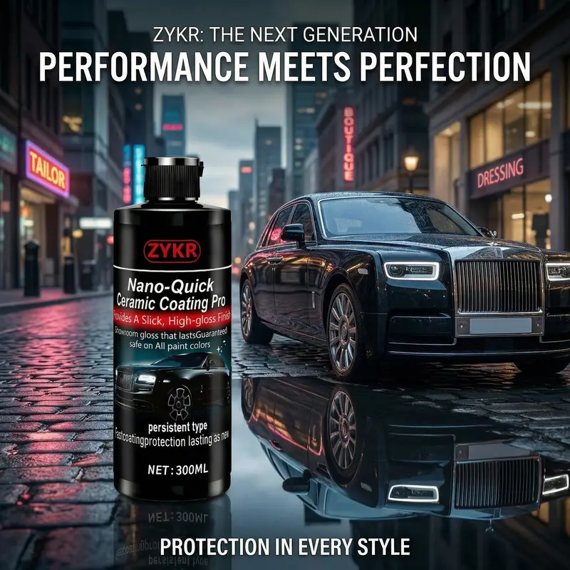 ZYKR Nano-Quick Ceramic Coating Pro for Cars, 300 ml