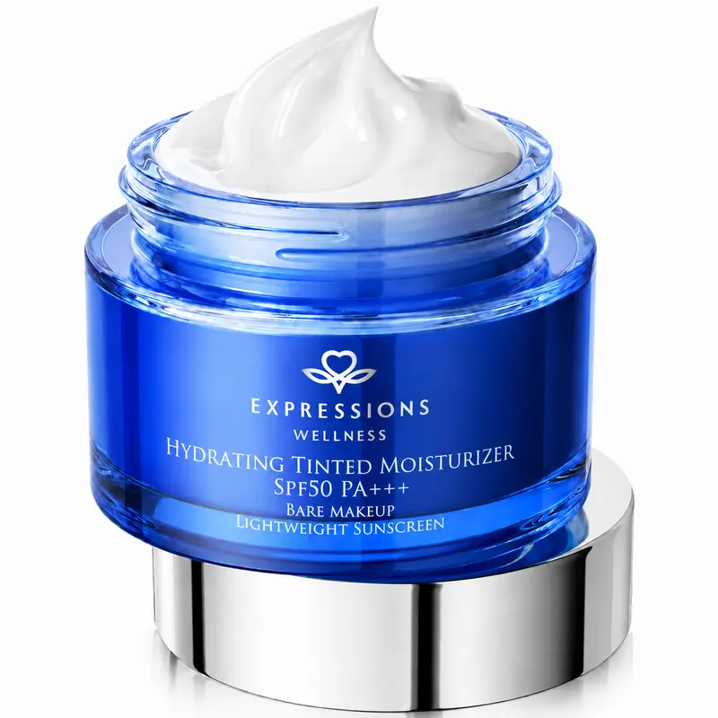 expressions 톤업 UV 크림 50g, 10초 얼굴용 선크림 SPF50 PA+++·BB크림 겸 메이크업 베이스, 자연스러운 민낯 메이크업·보습 케어, 나이아신아마이드·히알루론산 4종 함유