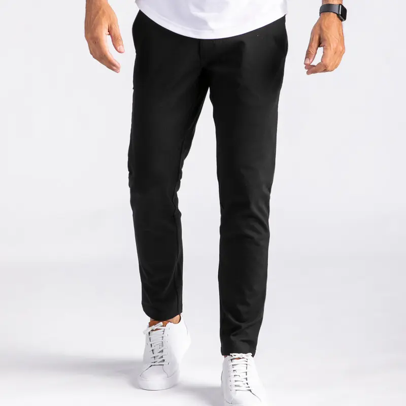 BYLT Basics Men's Everyday Pant 2.0 - Classic Fit Solid Menswear Trouser, Casual Comfy Pants for Outings, Cold Wash & Machine Washable Stylish Bottoms
