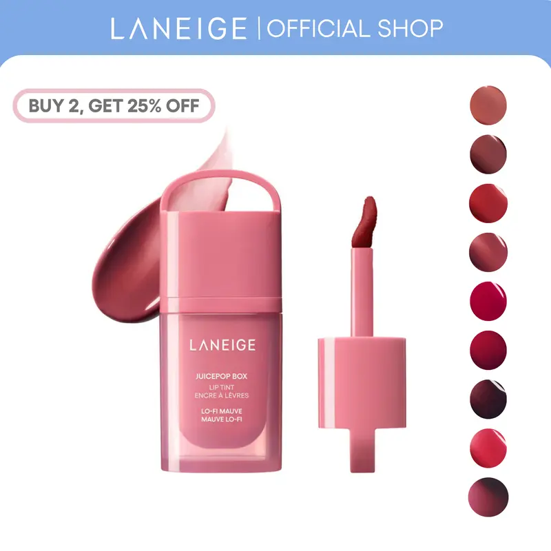 Laneige JuicePop Box Lip Tint, tinte labial hidratante y ligero de color modulable