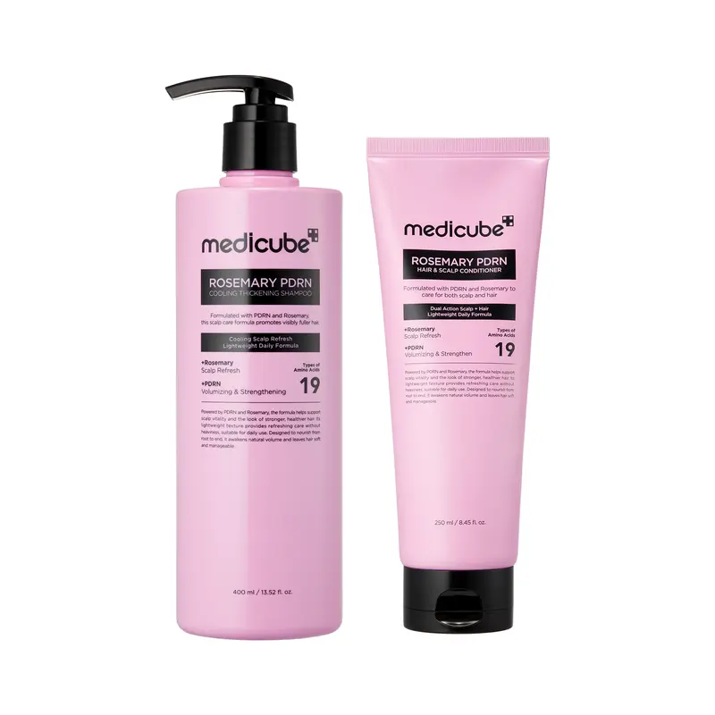 [NEW] [medicube] Rosemary PDRN Scalp-to-Hair Strengthening Care | 2-Step to 6-Step Full Routine Set | Hair Thinning Care for Dry & Oily, Damaged, Frizzy Hair, Oily Flaky-looking Scalp | Korea Hair Care