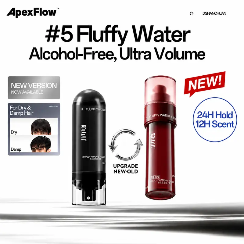 【SALE】ApexFlow #5 Fluffy Water Styling Spary, Volumizing, No-greasy, Lightweight & Long-Lasting Moist for All Types Hair