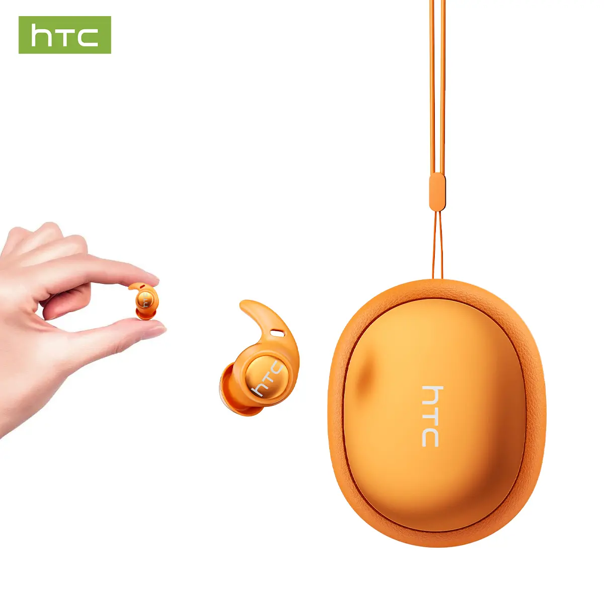Tai nghe ngủ không dây HTC NE76 Bluetooth 6.0, giảm ồn và tăng cường âm trầm, earbud phẳng vô hình không gây áp lực khi nằm nghiêng, dành cho người đi du lịch, ngủ nghiêng và mất ngủ