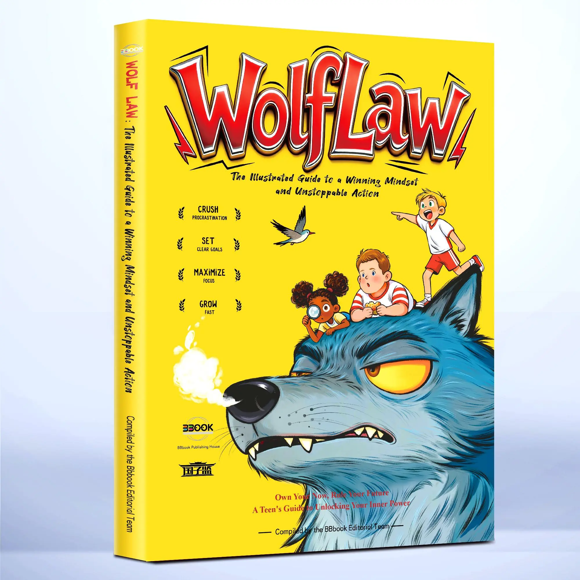 Wolf LAW, manga de aventuras para adolescentes: cultiva el espíritu del lobo y forja una mentalidad fuerte, serie de libros de humanidades, ciencias sociales, psicología y relaciones