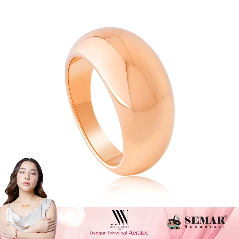 Nikita Willy Gold Aeratec Cincin Emas Luzaora Clarity Ring Collection 17K Semar Nusantara