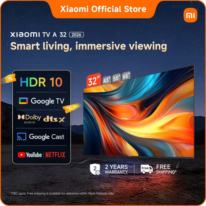 Xiaomi TV A 32 2026 | high definition/Google TV/Dolby Audio️/low blue light/Smart TV