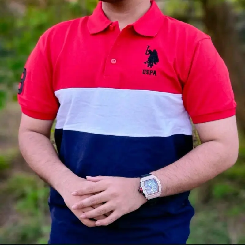 US Polo Premium Slim-Fit Unisex Adult T-Shirt, 3-STEP
