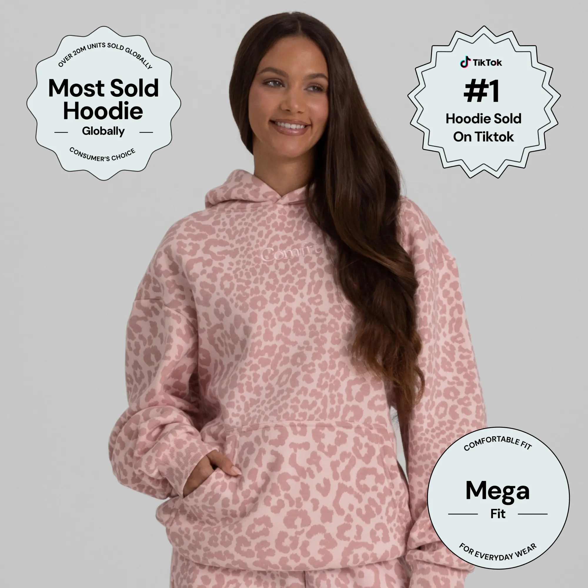 Comfrt Signature Hoodie – Mega, Roomy Unisex Everyday Hoodie