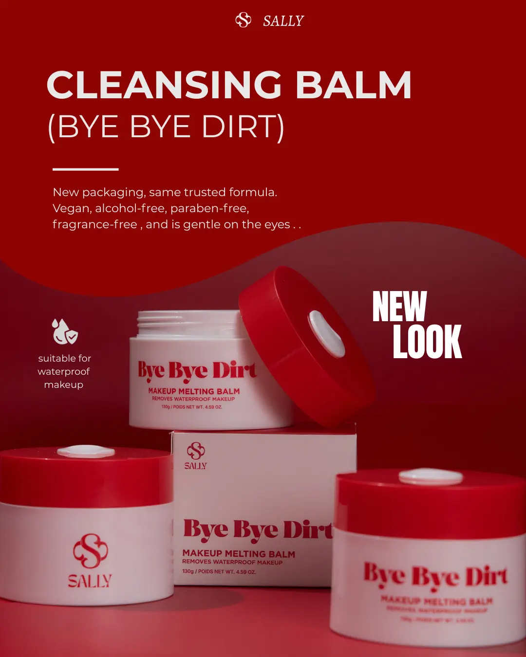 SALLY Bye Bye Dirt – baume démaquillant 130 g