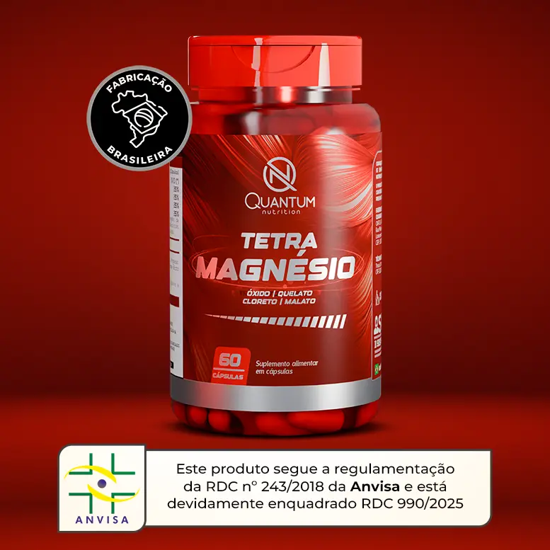 TETRA MAGNESIUM – Magnesiumchelat, Magnesiumchlorid, Magnesiumoxid und Magnesiummalat – 60 Kapseln – 4 Magnesiumformen