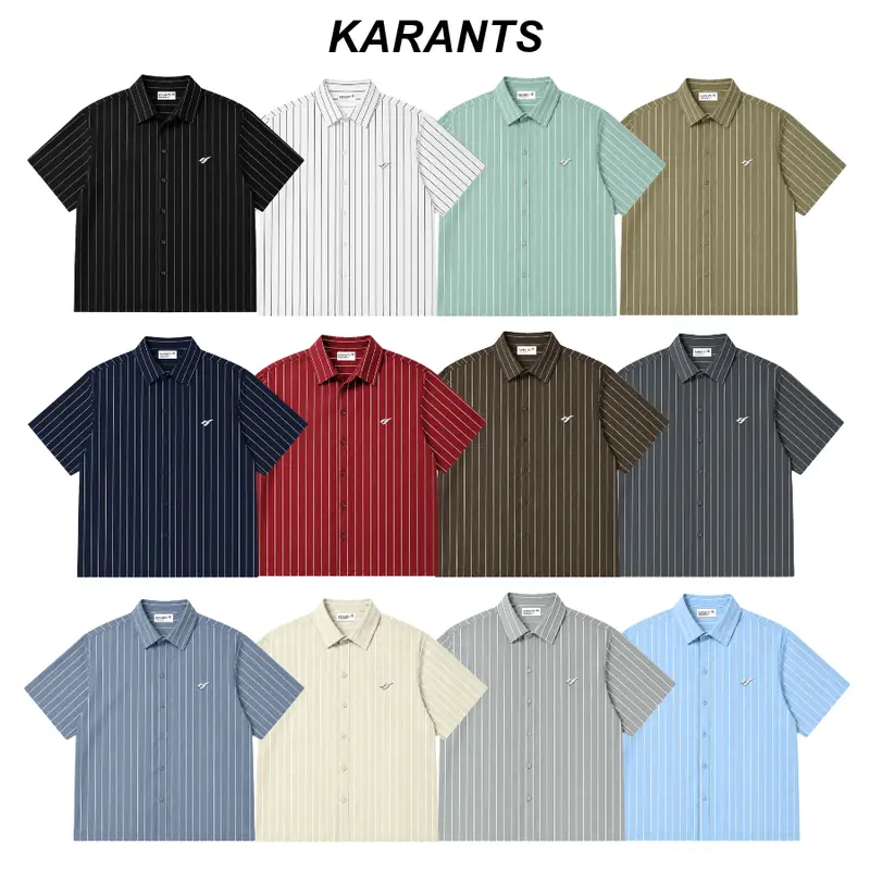 Karants KR262 Unisex Boxy Satin Shirt with Smooth Metal Finish, Restocked