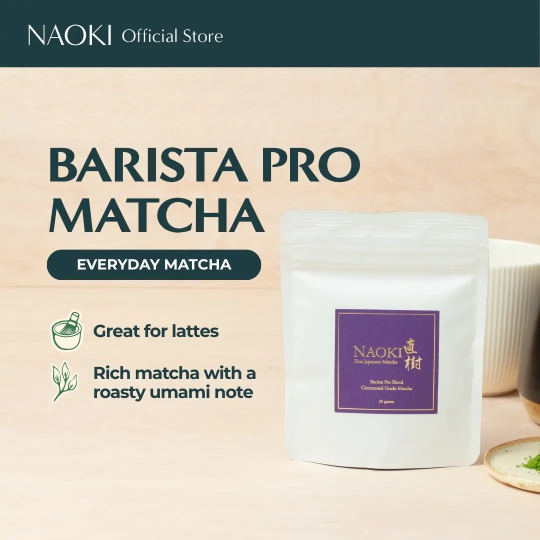 Naoki Matcha Barista Pro Blend, Ceremonial-Grade Organic Matcha, Authentic Japanese Matcha Green Tea Powder from Kagoshima