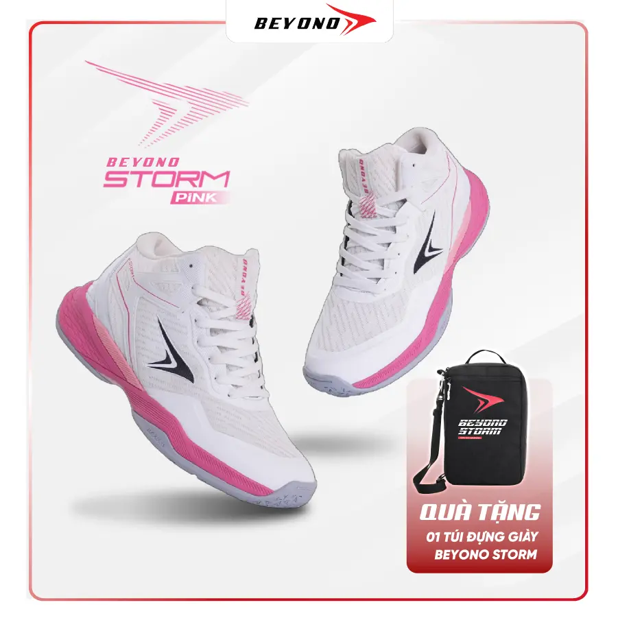 [Tặng túi + tất] Giày bóng chuyền BEYONO STORM – BORN FOR CHAMPIONS