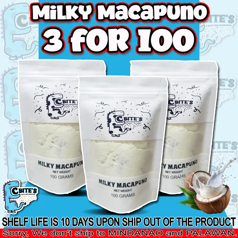 3 for 100 Small pack Milky Macapuno