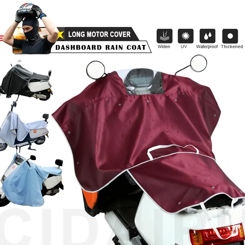 Universal All-Season Motorcycle Cover, Waterproof, Windproof and UV Protection for Outdoor Use