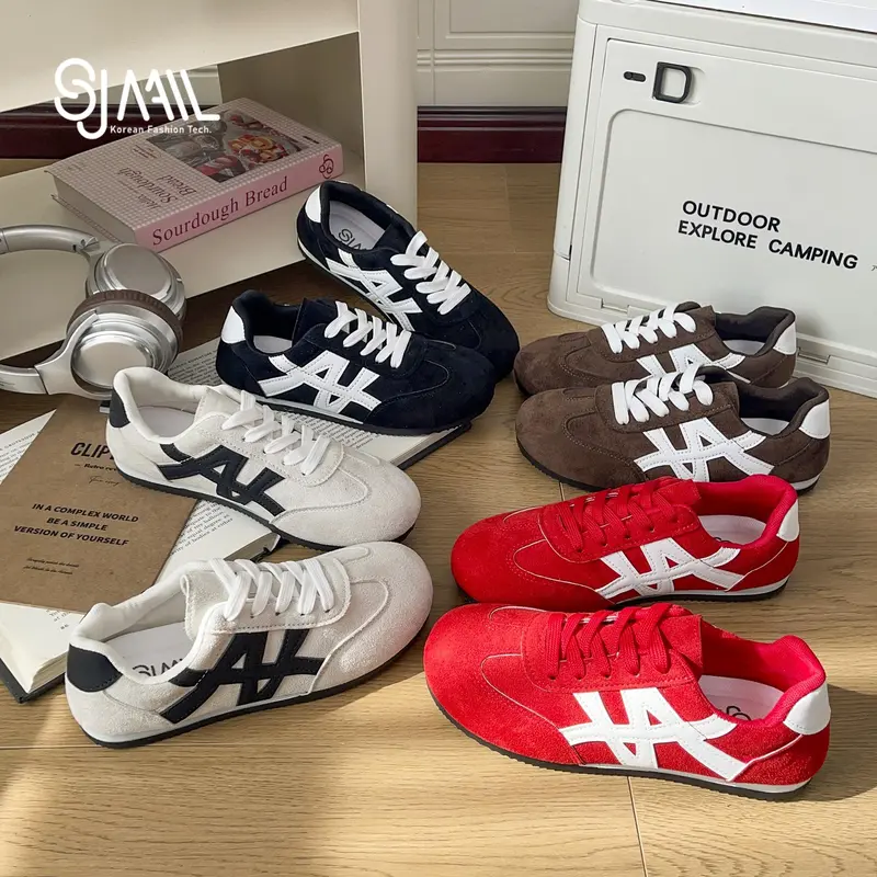 SJ MALL-(add 1 size read size chart)Canvas atheletic High Chunky Korean Breathable Running Sneakers for Casual Women Girls Shoes Runner Sports Trainers Training Walking Shoes Closed Athletic Footwear
