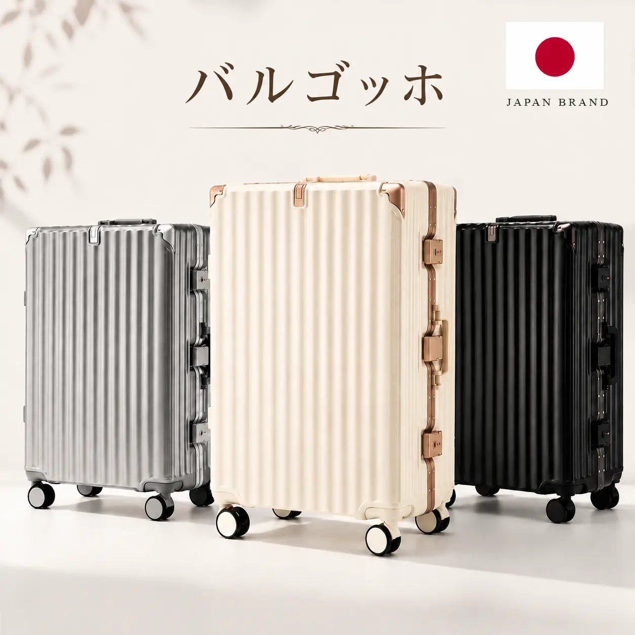 Vali khung BARGOCH có khóa bánh, size S/M/L, xách tay lên máy bay, cổng sạc USB, giá đỡ cốc, nhẹ, sức chứa lớn, khóa số, bánh xe đôi, dùng cho chuyến đi 1-3 đêm, 4-6 đêm hoặc từ 7 đêm, bảo hành tối đa 2 năm
