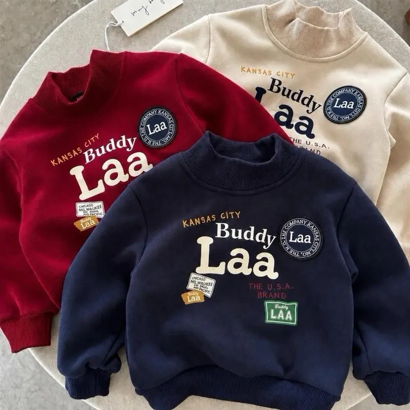 Boys' and Girls' Printed Sweatshirt for Children Weighing 8–18 kg